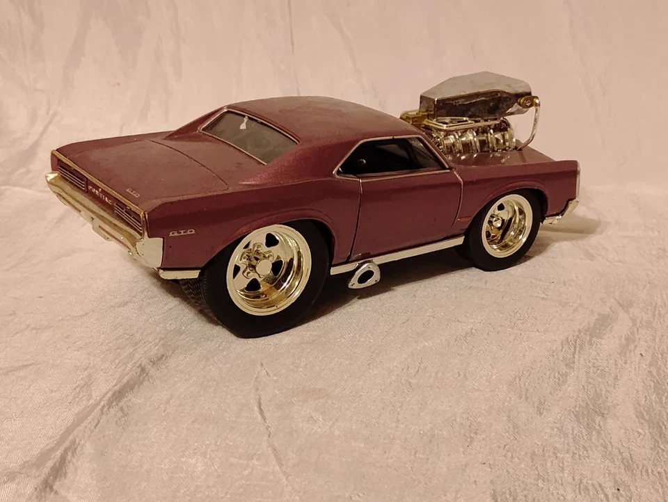 Vintage 2003 Funline Purple Rain 1966 GTO Muscle Machine Die-cast Car 1/18 *GUC* - Image 4 of 4