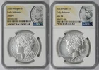 2023 Morgan and Peace Dollar $1 MS 70 NGC Early Releases - 2 Coin Set