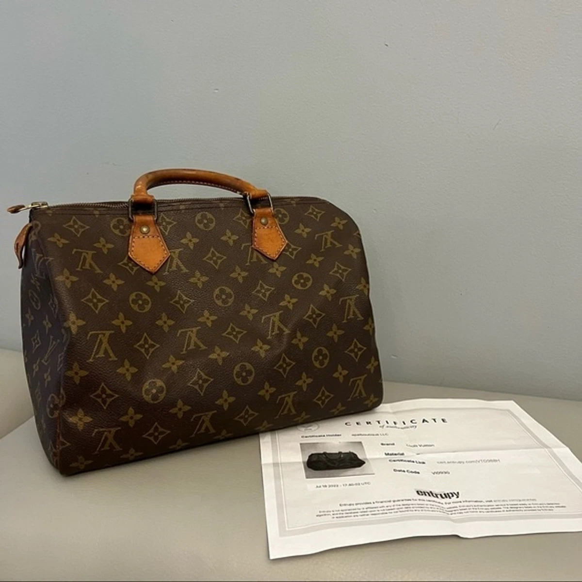 Louis Vuitton Monogram Canvas Speedy 30 (Authentic Pre-Owned) Women's VI0930