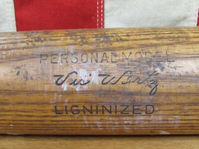 Vintage 1950s Adirondack Wood 302 Baseball Bat Vic Wertz Personal