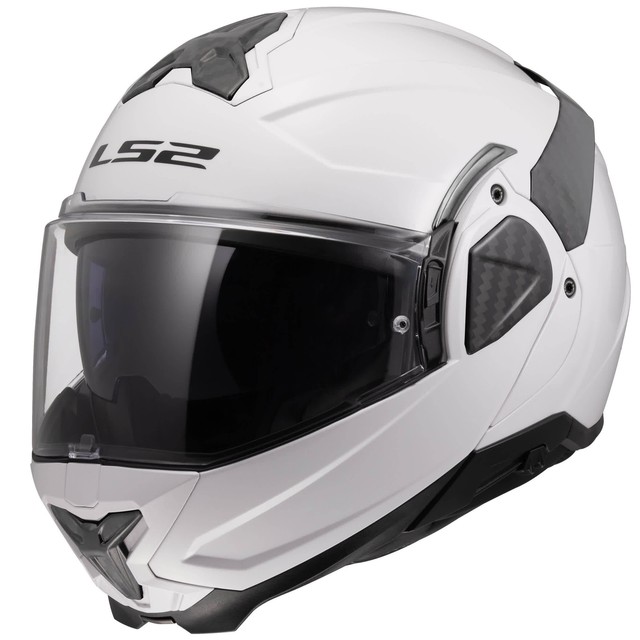 Casque Modulaire Réversible LS2 FF910 ADVANT II Solide Blanc Brillant