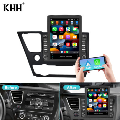 9.7'' For Honda Civic 2013-2017 CarPlay Android 13 Car Stereo Radio BT GPS Navi 