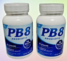 lot of 2, (120 +120 caps ) Nutrition Now PB8  Probiotic Digestive Health, 2 Pack