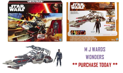 Star Wars B3674 - Desert Landspeeder - Finn (Jakku) - Disney Hasbro  - Picture 1 of 6