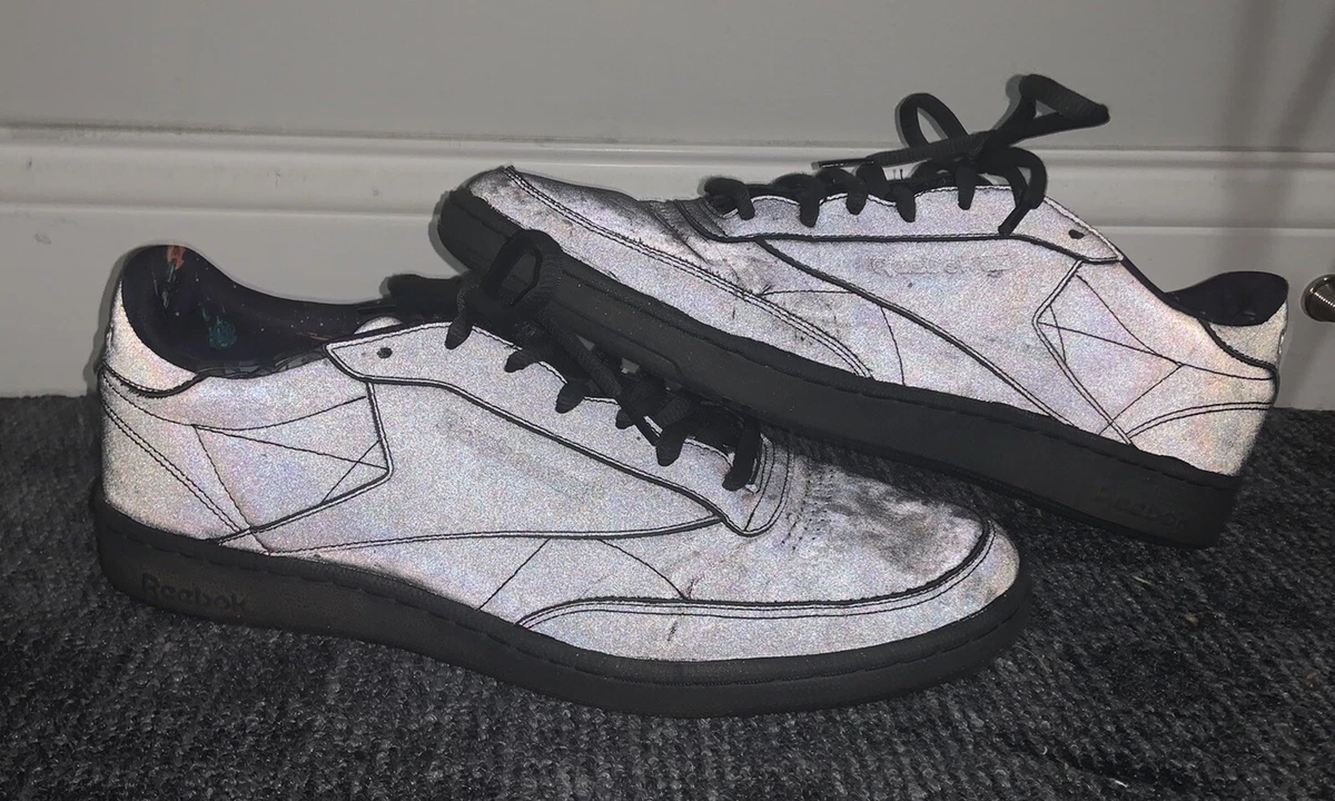 seng nødvendighed Afstemning REEBOK CLUB C 85 TDG 3M REFLECTIVE SILVER MET/SNOWY GRAY MEN&#039;S SZ 12.5  | eBay