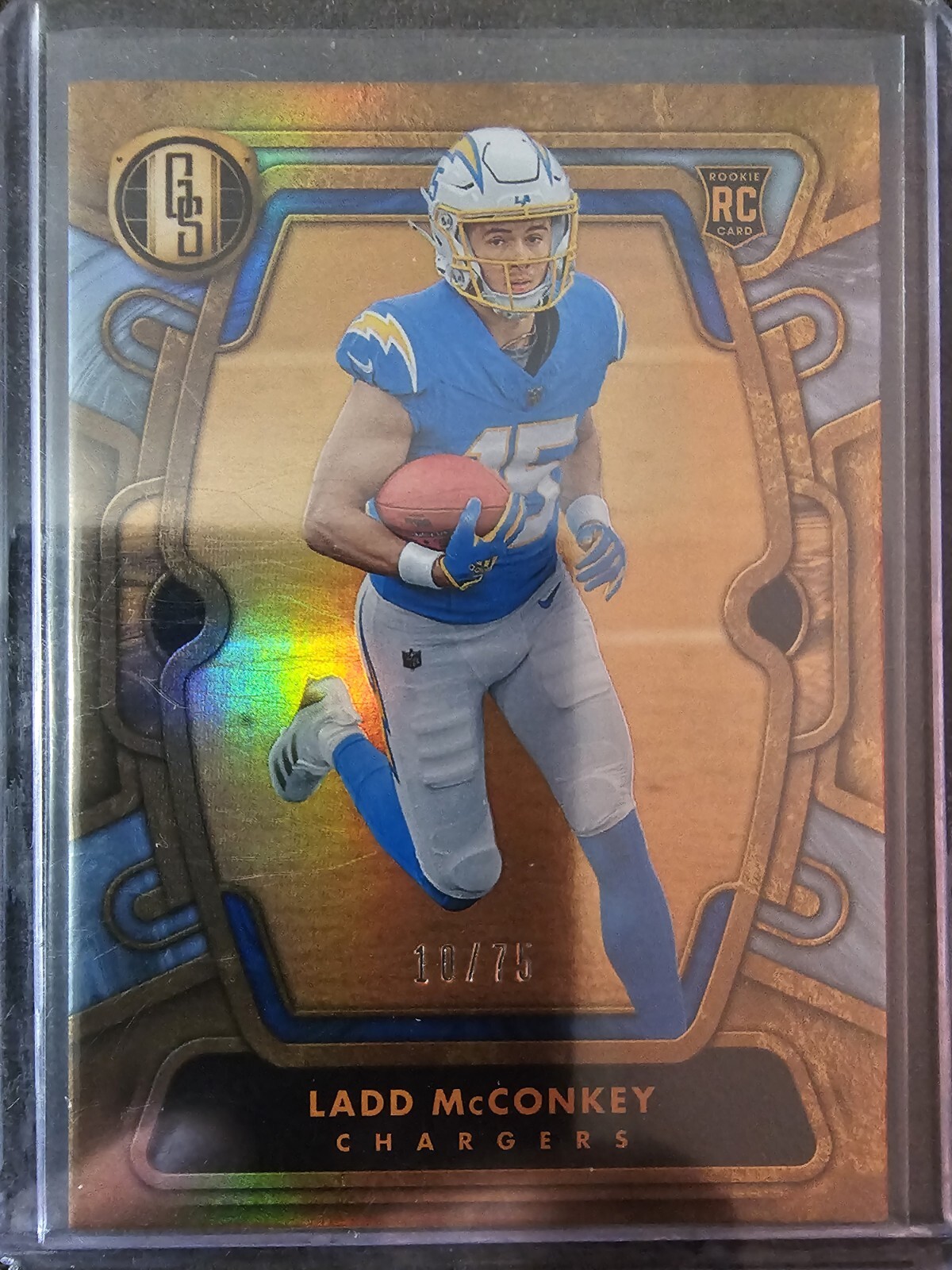 2024 Gold Standard - LADD MCCONKEY - Platinum Gold /75 - Los Angeles Chargers