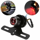 LED License Plate Taillight Brake Light+Bracket For Sportster 883 Chopper Bobber
