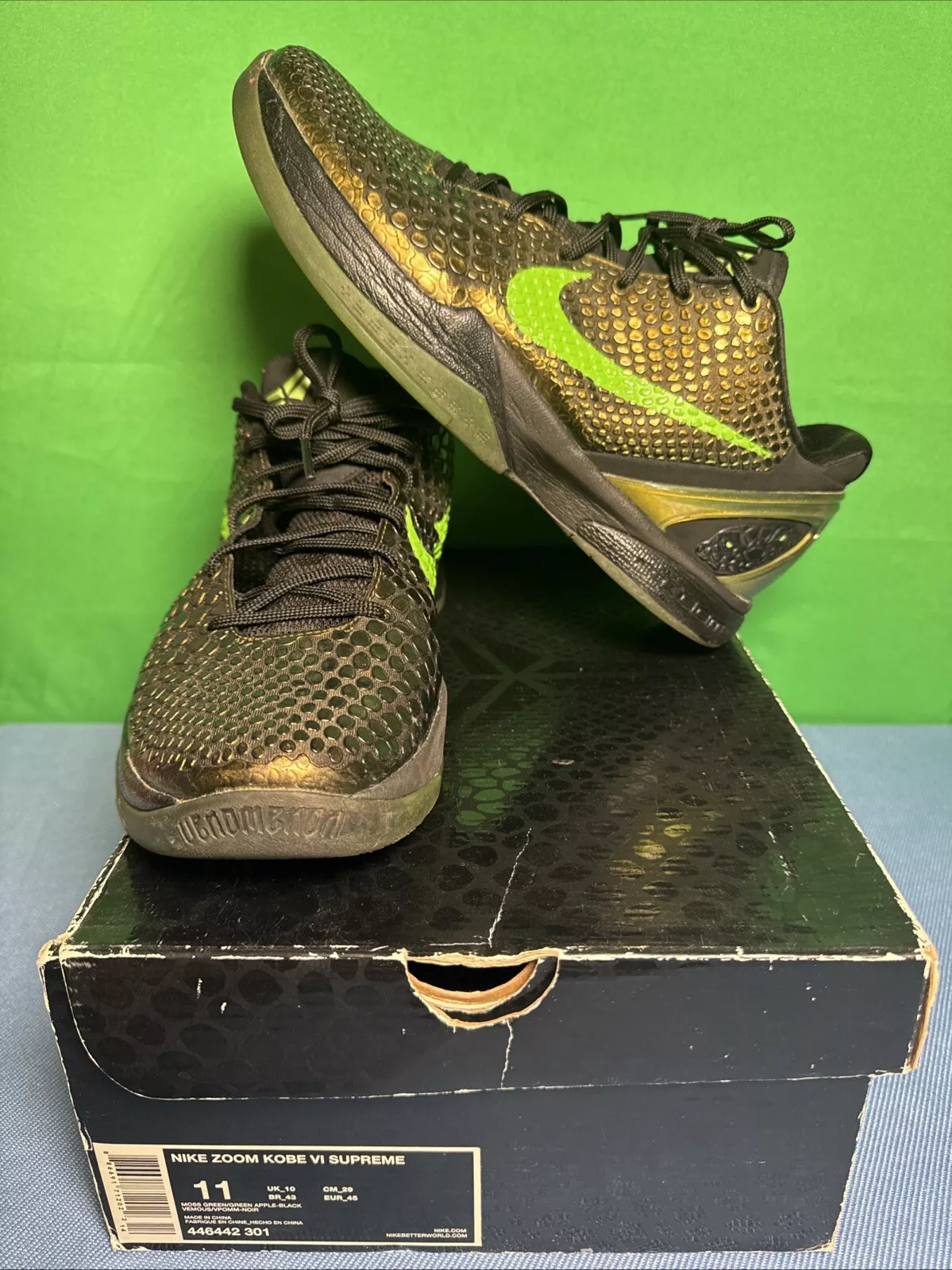 Taille 11   Nike Zoom Kobe 6 Supreme Rice