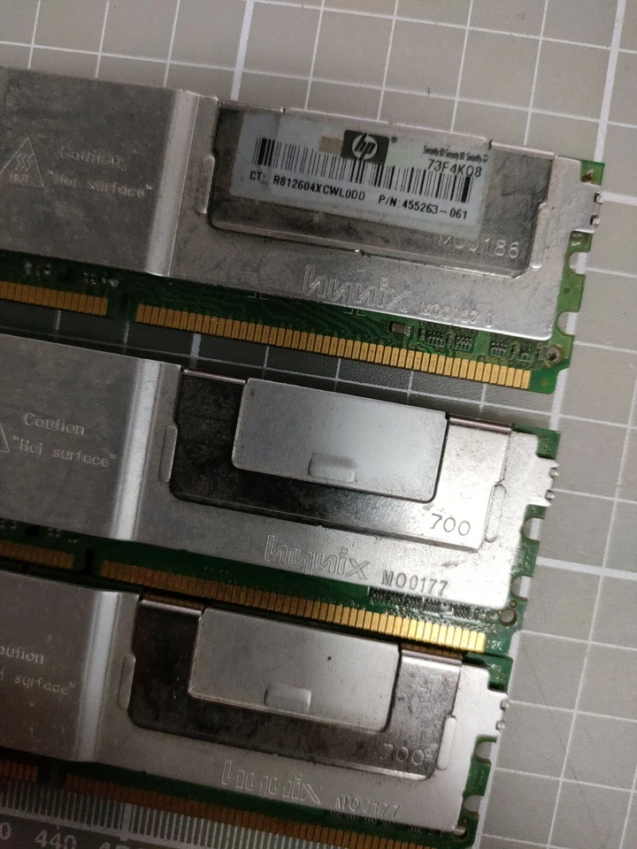 6GB HYNIX PC2-5300F-555-11 Server Memory RAM HYMP525F72CP4N3-Y5 AC-A - Image 3 of 3