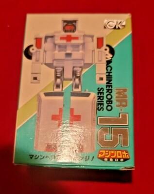 2) Vintage Bandai Popy Gobots Machine Robo Series Mr-15 Res-Q and