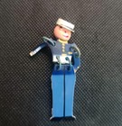 Unsigned 1940's Retro Era Faded Articulated Celluloid Marine Vintage Brooch Pin