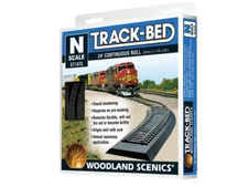 NEW Woodland N Scale Train Tracks Track-Bed Roll 24 ST1475