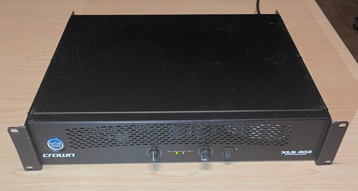 Crown XLS 402 パワーアンプ 本体 Crown XLS 402 Poweramp Rackmount 1300W Power Amplifier | eBay