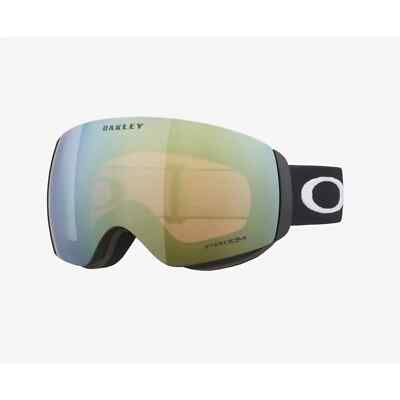 Oakley flight deck M matte black prizm sage gold iridium snow mask ski sn...