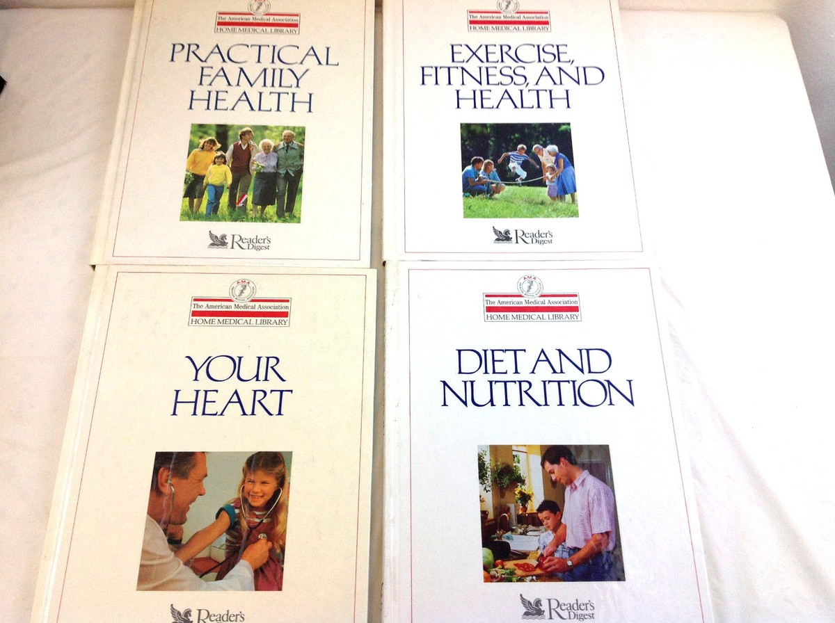 Lot of 4-The American Medical Association Home Medical Library