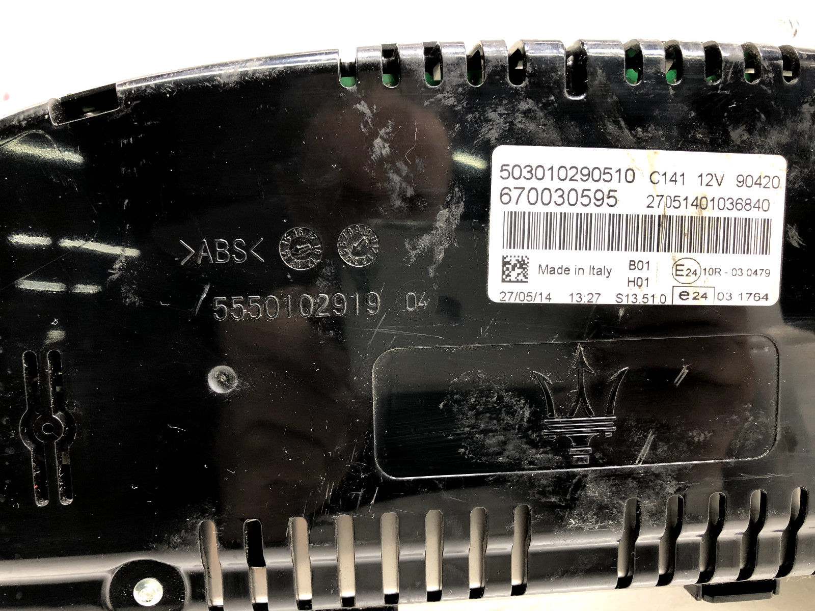 2014-2017 MASERATI QUATTROPORTE SPEEDOMETER INSTRUMENT GAUGE CLUSTER OEM 80K.