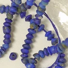 Rustic Natural Lapis Lazuli Strand Mini Rondelle Hand Crafted 2x1mm Hole 1mm