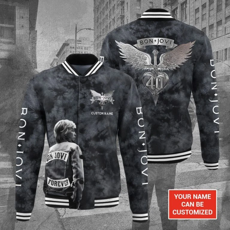 Personalized Bon Jovi Varsity Jacket – Baseball Jacket