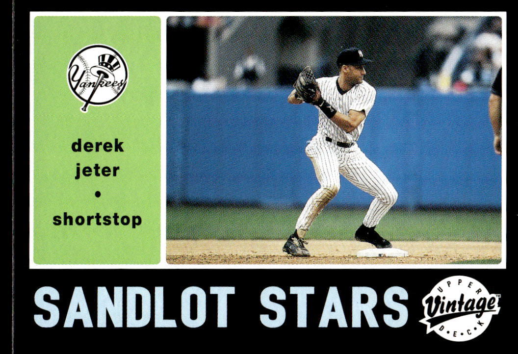 2002 Upper Deck Vintage #SS2 Derek Jeter (back corner) Yankees