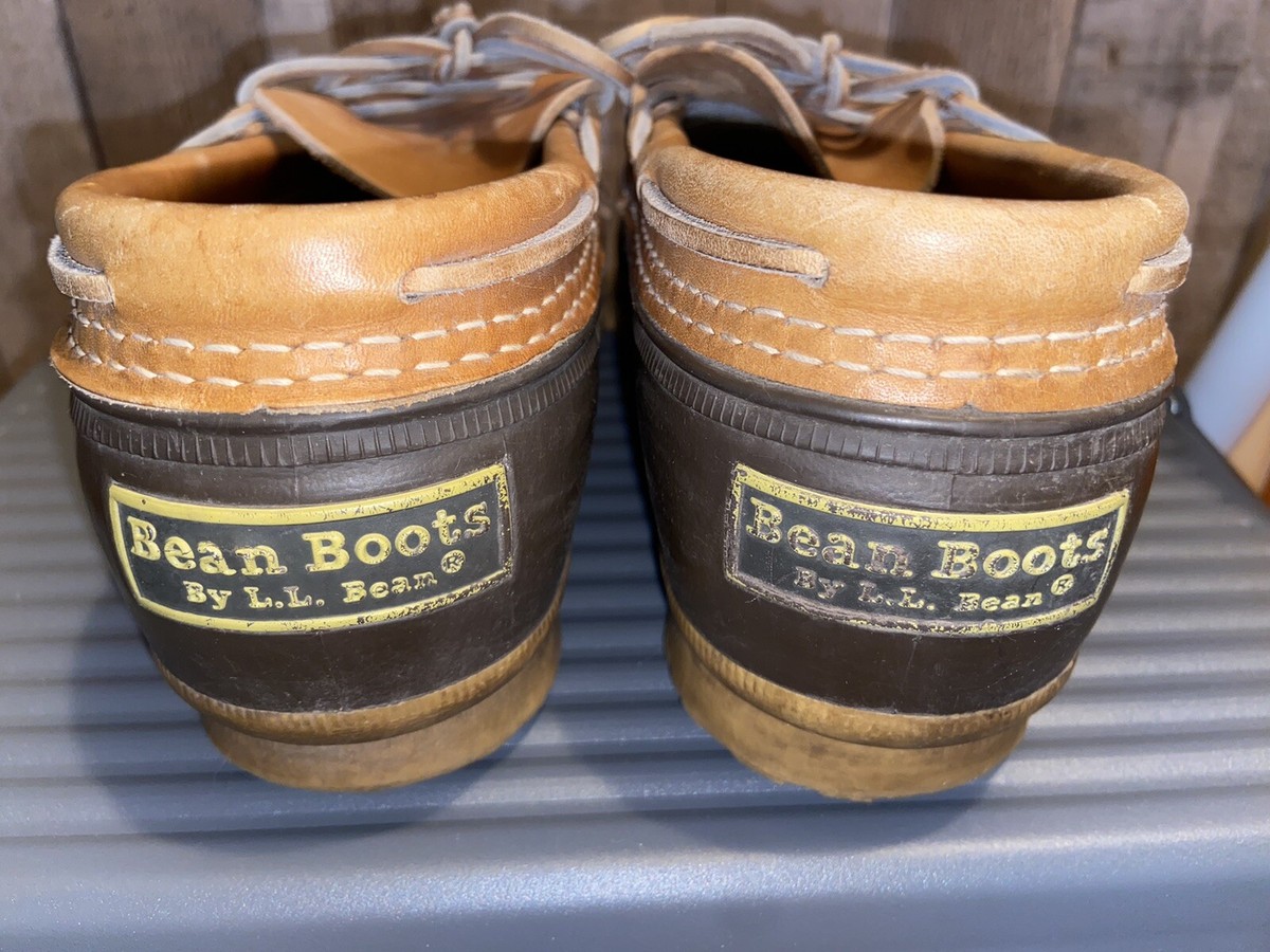 VTG 90s LL Bean Rubber Hunting Duck Gum Shoe Boots Sz 7M 