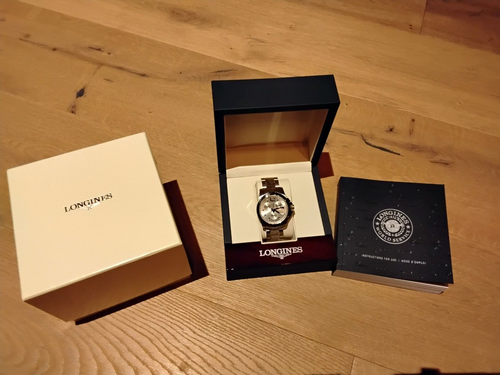 Longines Conquest Chronograph L3.660.4 orig. Verpackung Unbenutzt kostl. Vers - Bild 4 von 4
