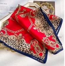 100 Mulberry Silk Scarf Women's Square 53X53CM fashion Printed shawl Scarf W32