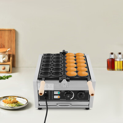 Electric Waffle Maker Machine 12-grid Mini Pancake Maker Muffin Baker 1800W