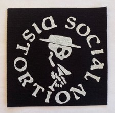 Social Distortion Cloth Patch Sew On Badge Punk Rock Approx 3.75" X 3.7" CP135