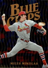 Miles Mikolas 2019 Topps Finest - Blue Chips #FBC-MM  - St. Louis Cardinals