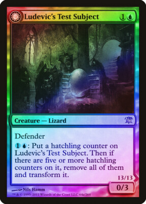 Ludevic's Test Subject / Ludevic's Abomination FOIL Innistrad NM CARD ABUGames