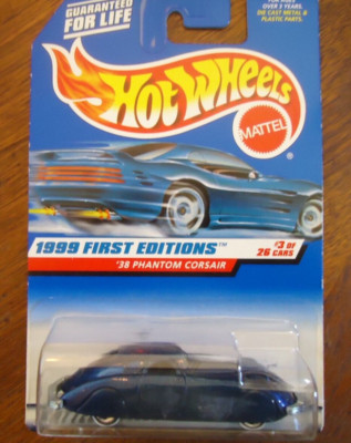 Hot Wheels 1999 First Editions #38 Phantom Corsair – Collectible Die-Cast Car Model 656 - View #7
