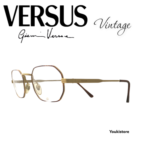 VERSUS by VERSACE VINTAGE 90s eyeglasses F45 17M eyeglasses M.in Italy - Picture 5 of 10