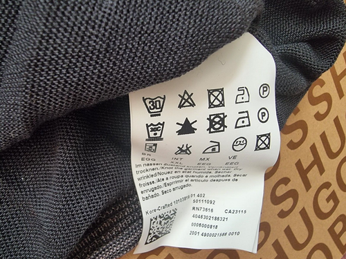 Hugo Boss hand crafted selection knit distressed jeans fashion cardigan top XXL - Picture 4 of 17