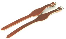 Smith Saddlery Brown Leather Finish Shaped Stirrup Hobbles horse tack equine