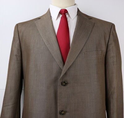 Ermenegildo Zegna ジャケット　鹿の子　サマーコットン　背抜き Ermenegildo Zegna Silkskin Silk Cotton Three Button Summer
