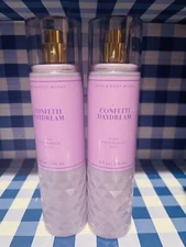 2 X BATH BODY WORKS Confetti Day Dream Fine FRAGRANCE SPRAY BODY MIST 8 OZ New