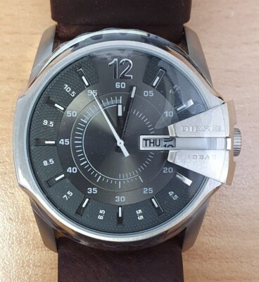 Herren Diesel graues Zifferblatt Analog Chief Uhr DZ1206 SK111 ZZ 31