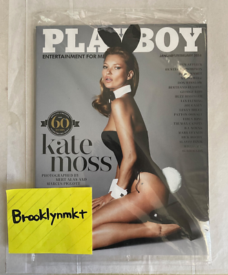 Playboy Magazine 60th Anniversary Issue, Kate Moss, + Terry