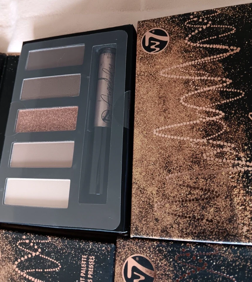 Lote de paleta de sombras W7 pigmento prensado amplificar drama ocular viagem de energia 0,21 oz - Imagem 3 de 4