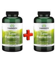 2 X Swanson Saw Palmetto, 540Mg - 250 Caps - Prostate Health
