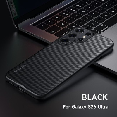 Carbon Fibler Pattern Shockproof Mag safe Case For Samsung Galaxy S26 Ultra/ S25