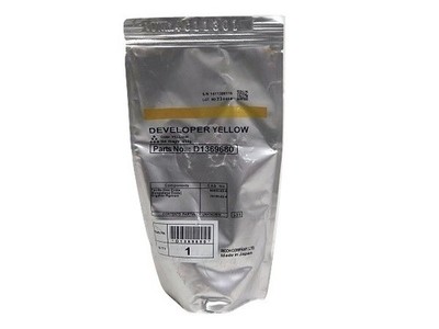 Genuine Ricoh D1369680 Yellow Developer - NEW SEALED