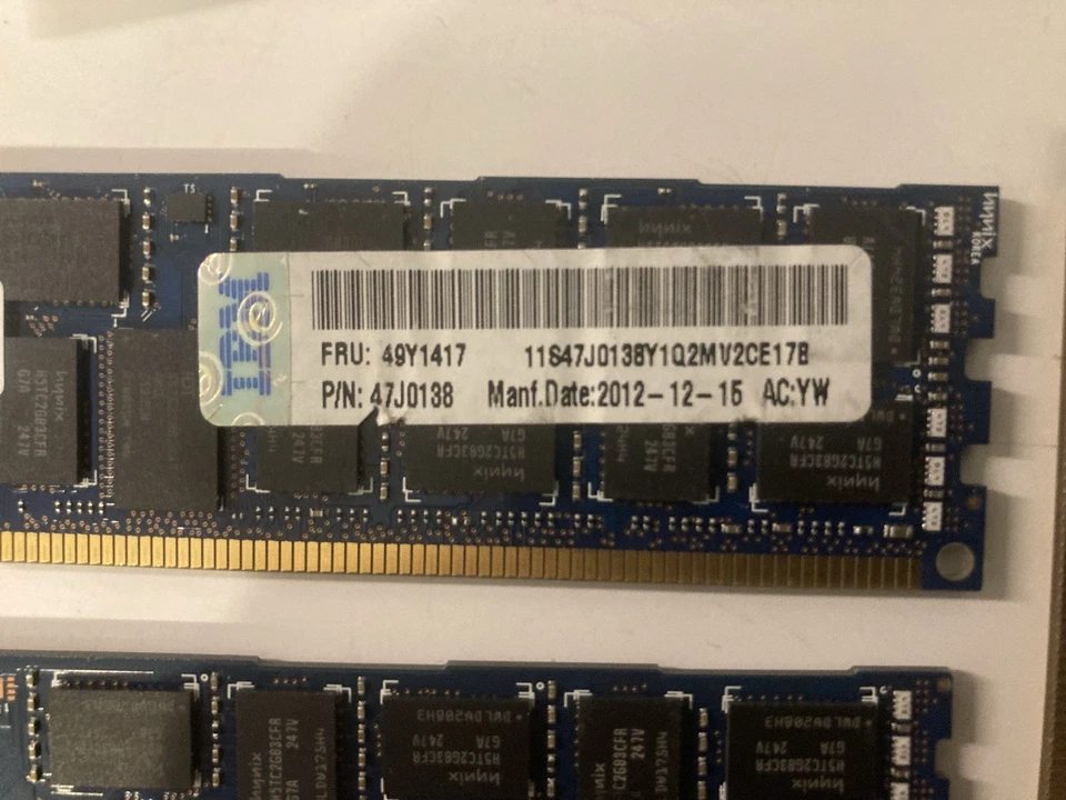 Hynix 8GB 2Rx4 DDR3-1066MHZ Server RAM PC3-8500R, HMT31GR7AFR4C-G7, Pack of 5 - Image 2 of 4