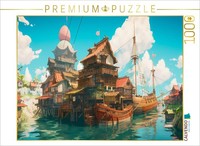 Calvendo Puzzle Living On The Water | 1000 Pieces, Finished Size 25.2 × 18.9 In