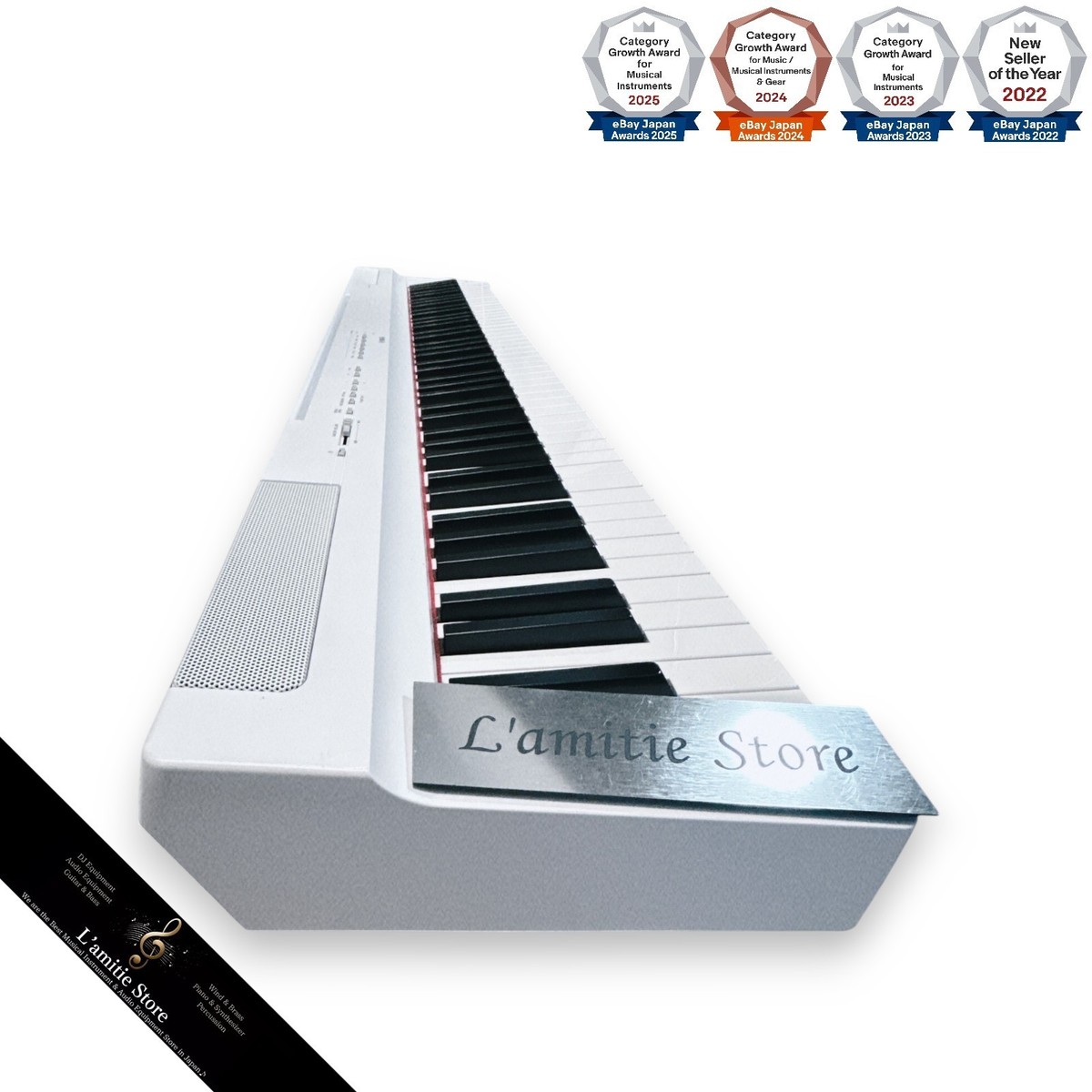 YAMAHA P-125 88 Keys Electronic Digital Home Piano White Japan
