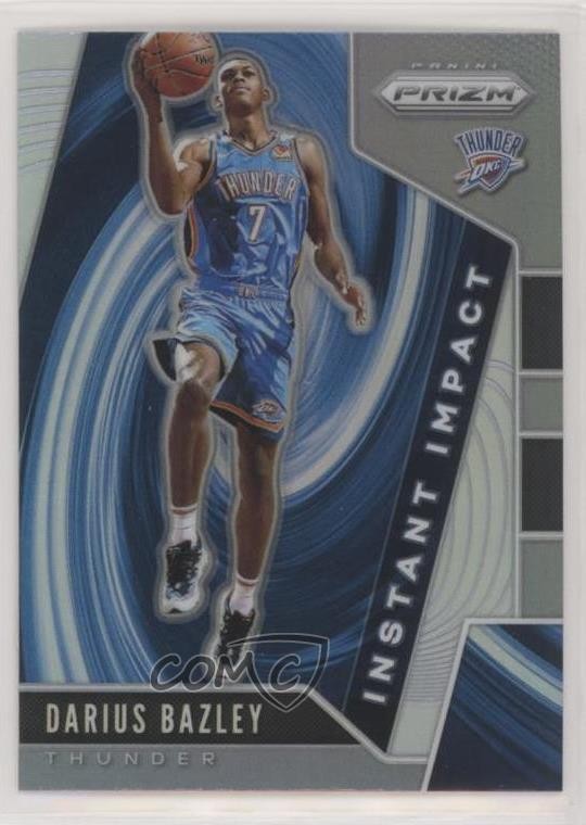 2019-20 Panini Prizm Instant Impact Silver Darius Bazley #17 Rookie RC 0h6r