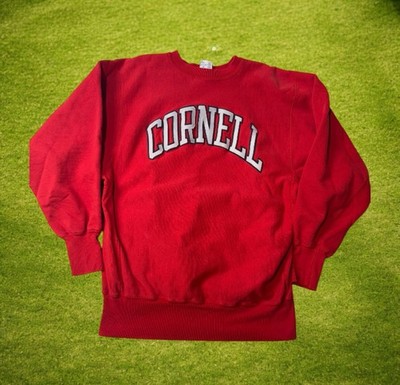 Vintage 90s Champion Reverse Weave Sweatshirt Size XL Cornell Embroidered USA