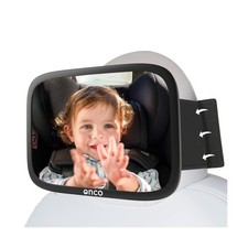 Onco Fixed Headrest Baby Car Mirror - Tesla-Compatible Car Mirror f... Fast Ship