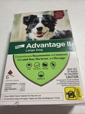 Advantage II for Large Dog 21-55 Lbs - 4 Pack - Free shipping