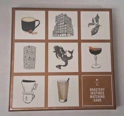 Starbucks Reserve Roastery Inspired Matching Game New In Sealed Box